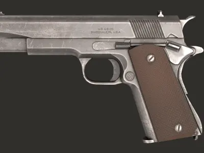 Colt M1911 Low-poly 3D model buy