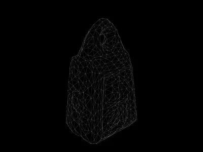 Anydrafts Rusty metal weight 02 Low-poly 3D model