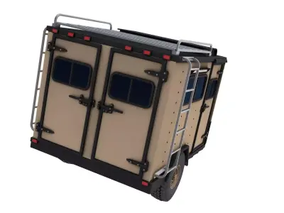 cargo Trailer 3D model