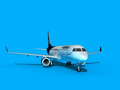 Embraer Emb-190 Aero Mexico Connect 3D model