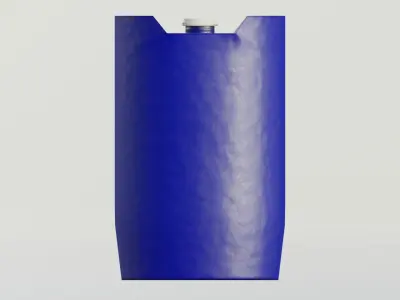 Plastic Tight Head Drum  01 60L Low-poly 3D model