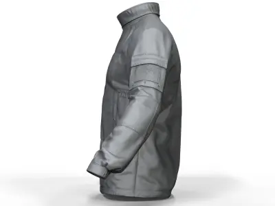 PCU Level 5 Softshell Jacket - High Poly  3D model