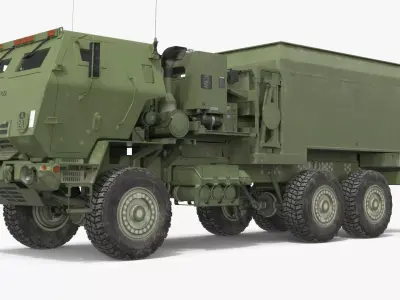 MEADS TOC Air Defense Operations Center Vehicle Simplified 3D model purchase