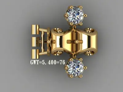 FASION UNIK EARING 3D model