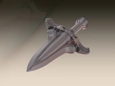 3D model Dynasty Knife from Lineage2 Game 3D print model