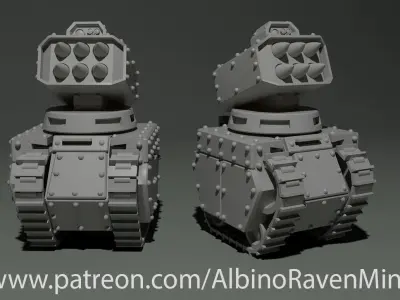Gun bots 3D print model