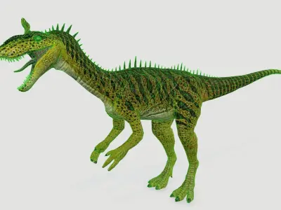 Cryolophosaurus Low-poly 3D model purchase
