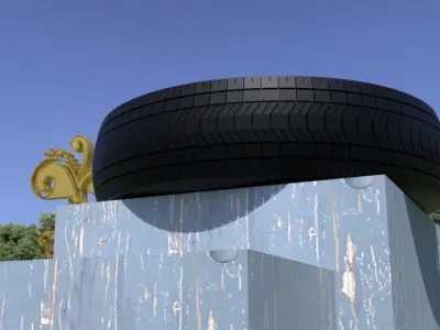 ORTAS TIRE NO 1 Low-poly 3D model