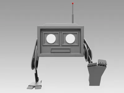 Mini robot 3D model order