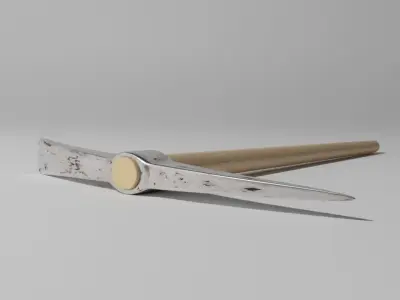Industrial Pickaxe 3D model