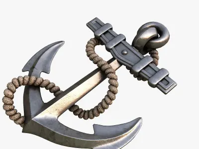 Anchor 3D model Textured