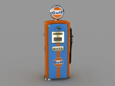 old Gas Pumps 3D model