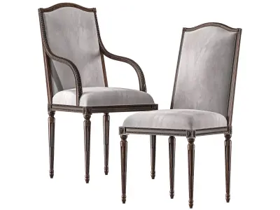 chairish chair art 4353 3D model