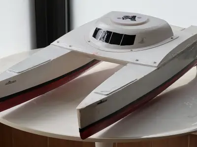 RC Catamaran Yacht 3D print model