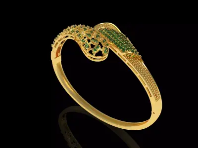 Art Deco Bracelet 19 3D print model