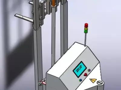 AGV Forklift prototype 3D model