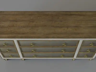 Bedroom Sanctuary Dresser 3D model