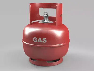 Gas bottle 3D model buy