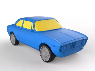 Alfa Romeo 1968 Classic Car 3D print model