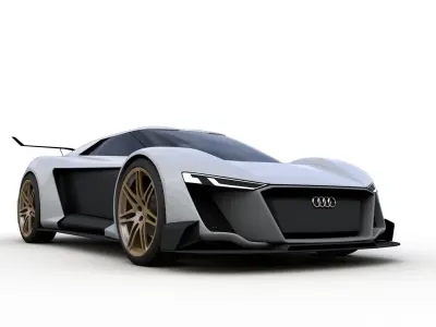 Audi Concept B24 Free 3D model