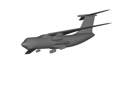 Ilyushin Il-76 3D model shop