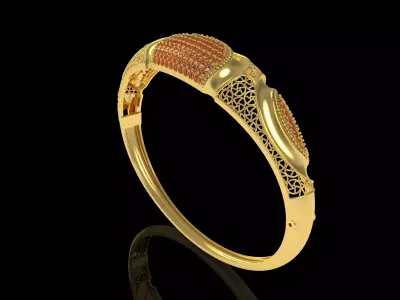 Art Deco Bracelet 42 3D print model