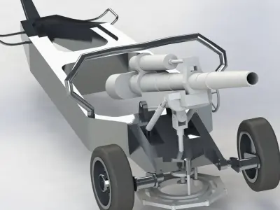 M102 Howitzer 3D model