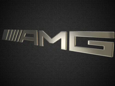 amg logo 3D model