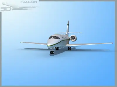 Falcon3D Citation Sovereign C680 FS07 3D model