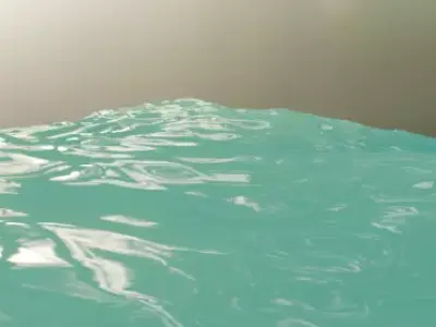 Ocean 4K for Blender Free 3D model