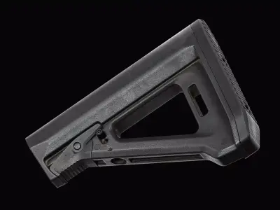 Magpul MOE RL Stock Low-poly 3D model