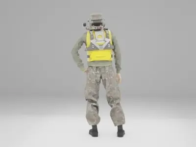 game pesonaj 3D model