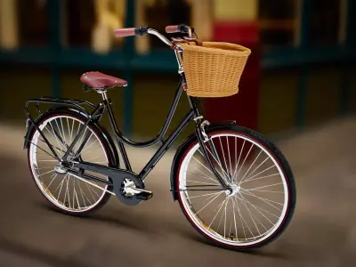 AR Vr and Game Ready Cycle 3d model Low Poly  Low-poly 3D model