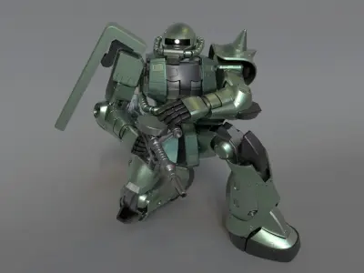 GUNDAM Animation    Zaku 3D model