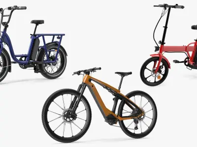 Electric Bikes Collection 3D model