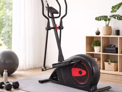 Elliptical Trainer Exercise Fitness Machine 3D model