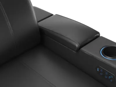 Detailed Theater Home Cinema Chair 3D model