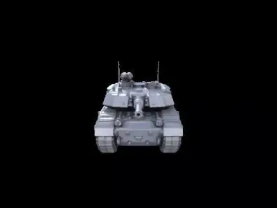 Challenger 2 Tank  Realistic 3D Printable Military Model 3D print model