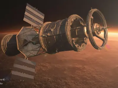 Space module 3D model