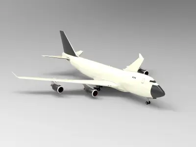 Boeing 747-400F 3D model