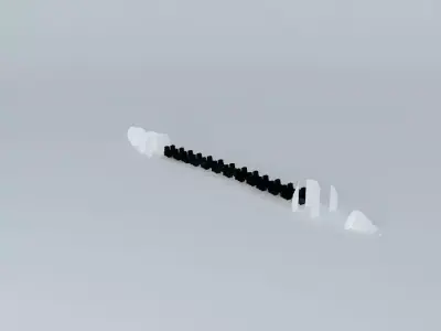 Embraer Erj 145 interior Free 3D model