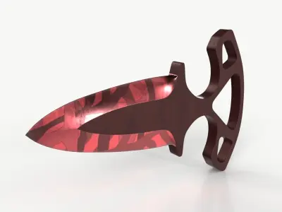 Shadow Dagger Knifes Set 3D model