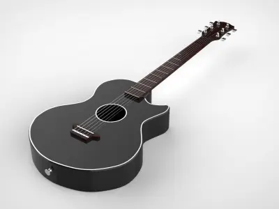 Box Guitar  3D model