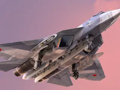  Stealth Multirole Fighter SU-57 