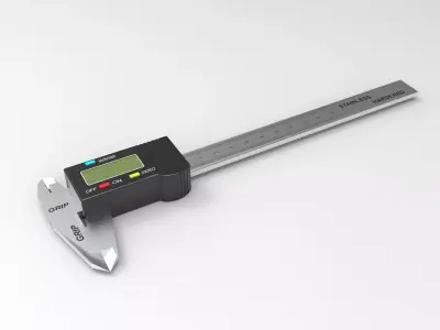 digital Vernier Calipers 3D model buy