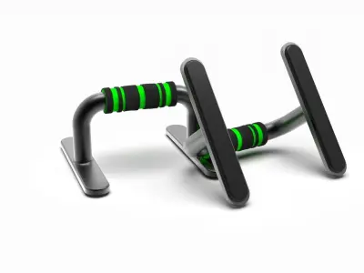 Pushup Bar 3D model