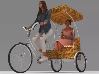 Bike Tour 2 - 4K 3D model