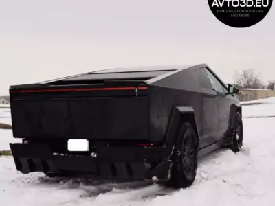 Rear body kit for Tesla Cybertruck 3D print model