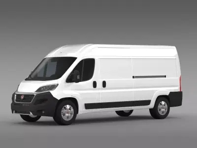Fiat Ducato Van L3H2 2015 3D model