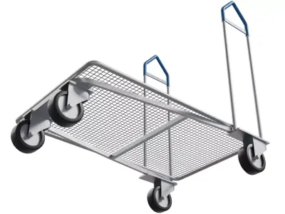 Shopping Cart V1 Low-poly 3D model purchase